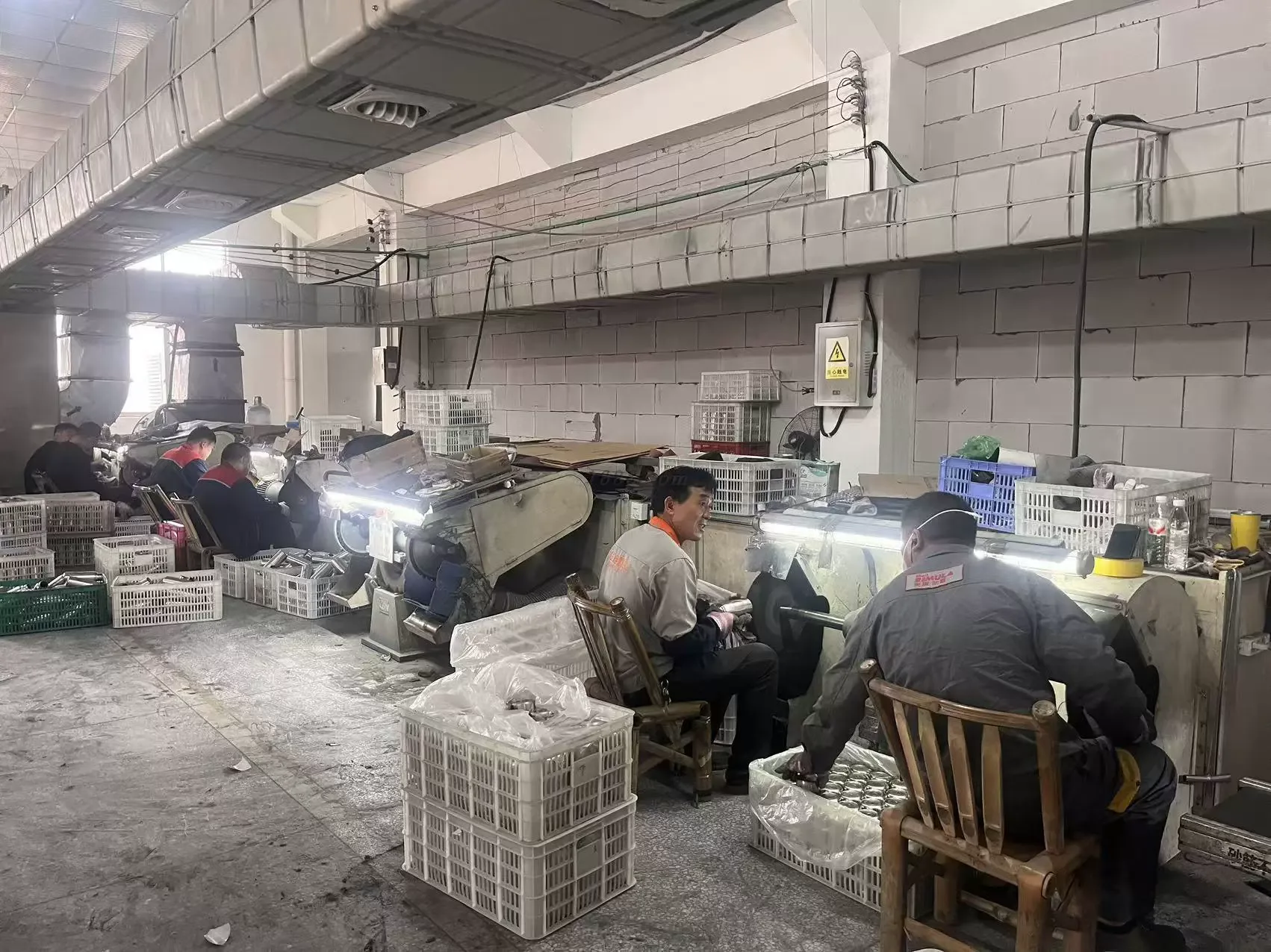 Quality control area for custom titanium products