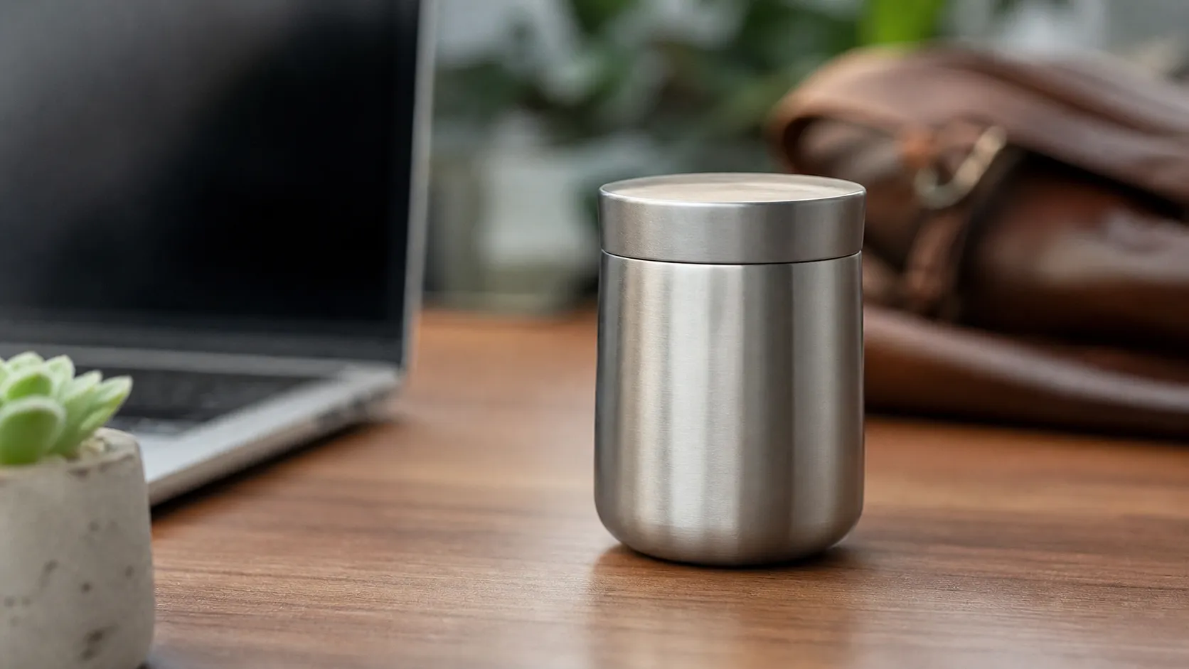 200ml Pure Titanium Vacuum Tumbler Ice Silver Tea Infuser
