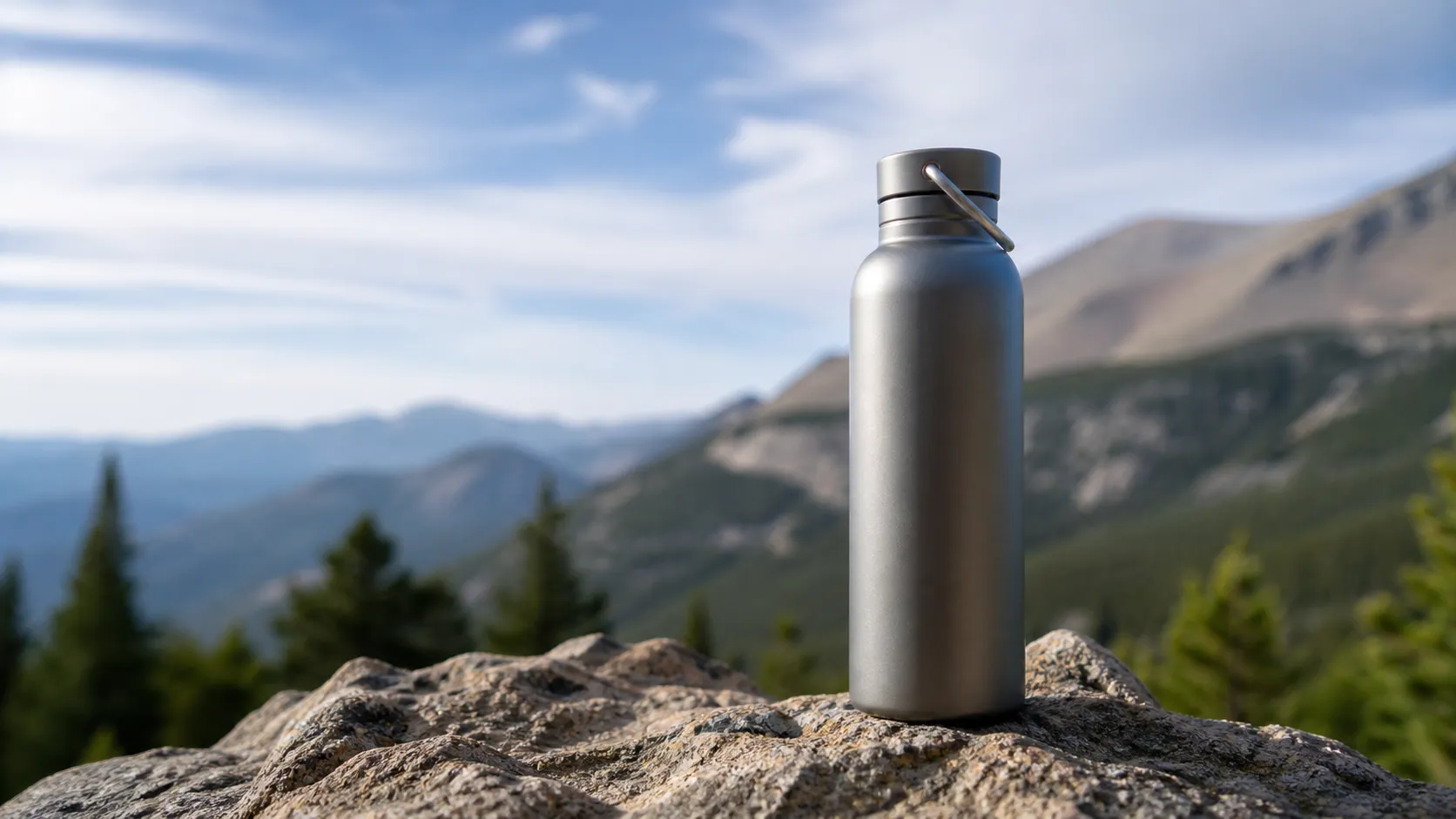 Solidus modular custom titanium bottle structural options and lid components