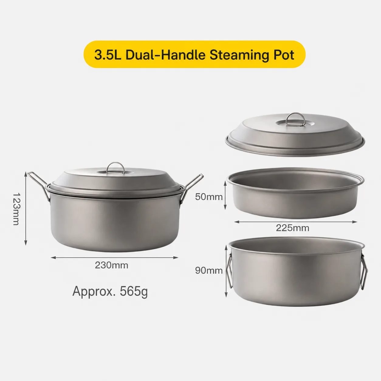 Solidus titanium nesting set manufacturing inspection and quality control